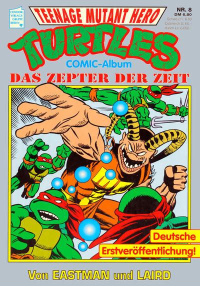 Cover for Teenage Mutant Hero Turtles Comic-Album (Condor, 1991 series) #8