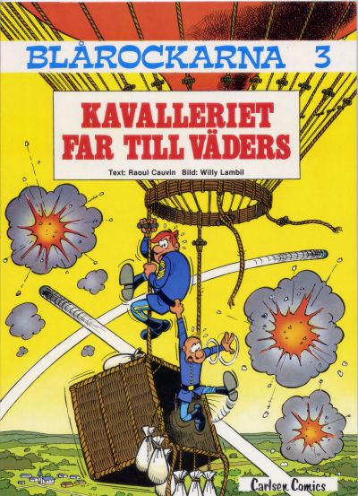 Cover for Blårockarna (Carlsen/if [SE], 1980 series) #3 - Kavalleriet far till väders