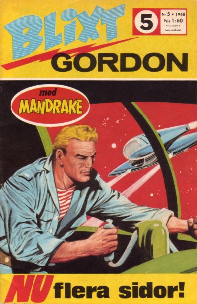 Cover for Blixt Gordon (Semic, 1967 series) #5/1968