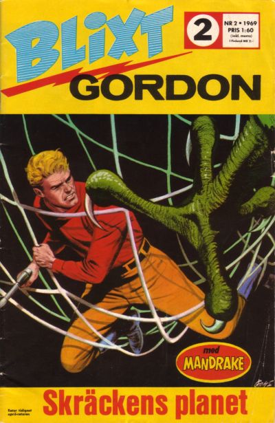 Cover for Blixt Gordon (Semic, 1967 series) #2/1969