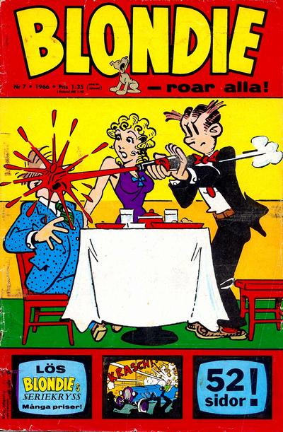 Cover for Blondie (Semic, 1963 series) #7/1966