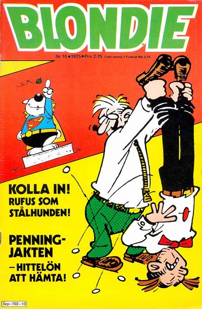 Cover for Blondie (Semic, 1963 series) #10/1975