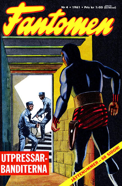 Cover for Fantomen (Semic, 1958 series) #4/1961