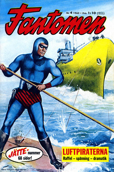 Cover for Fantomen (Semic, 1958 series) #4/1962