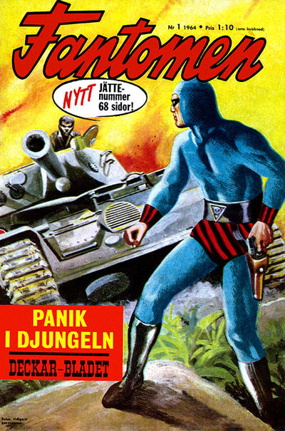 Cover for Fantomen (Semic, 1958 series) #1/1964