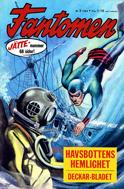 Cover for Fantomen (Semic, 1958 series) #3/1964