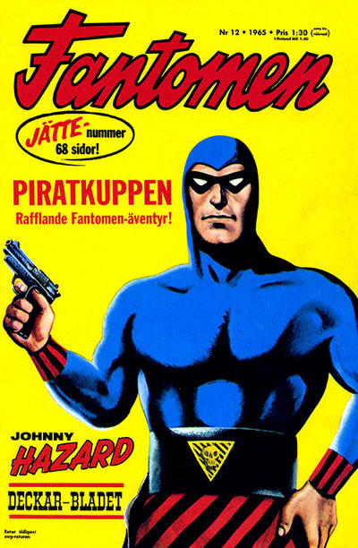 Cover for Fantomen (Semic, 1958 series) #12/1965