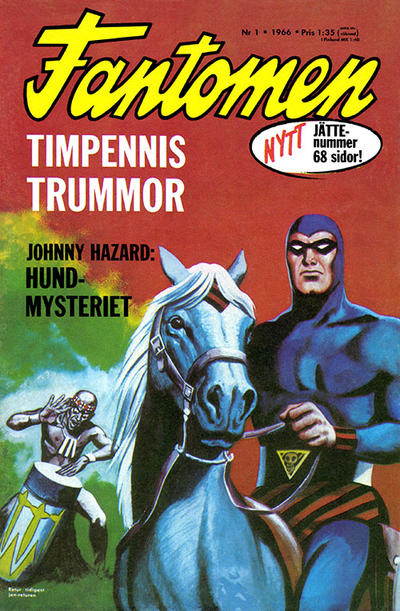 Cover for Fantomen (Semic, 1958 series) #1/1966
