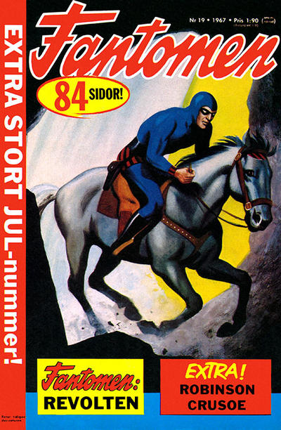 Cover for Fantomen (Semic, 1958 series) #19/1967