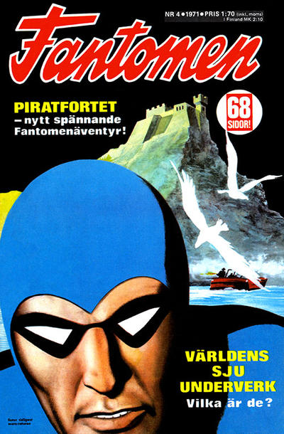Cover for Fantomen (Semic, 1958 series) #4/1971