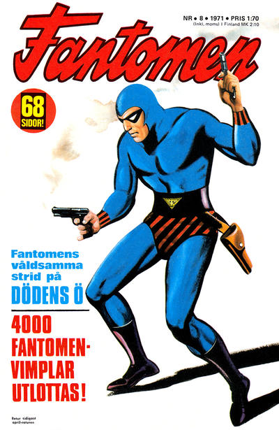 Cover for Fantomen (Semic, 1958 series) #8/1971