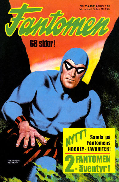 Cover for Fantomen (Semic, 1958 series) #23/1971