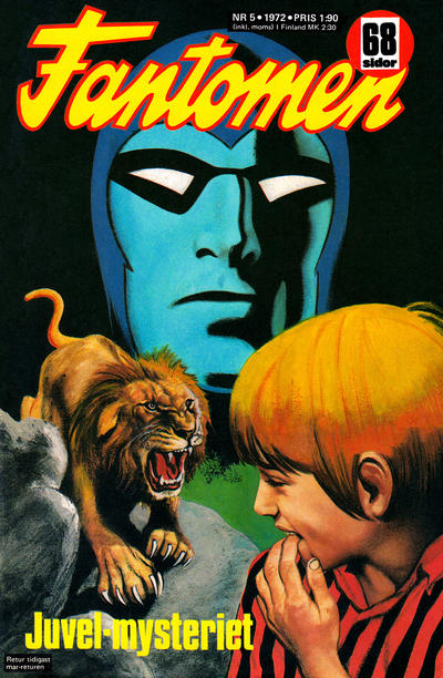 Cover for Fantomen (Semic, 1958 series) #5/1972