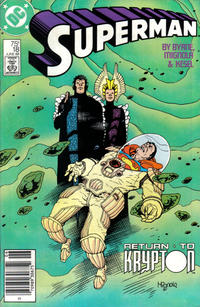 Cover for Superman (DC, 1987 series) #18 [Newsstand]