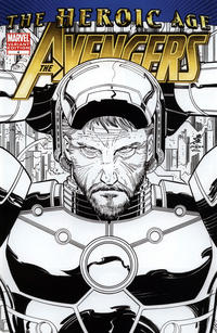 Cover Thumbnail for Avengers (Marvel, 2010 series) #4 [Romita Jr.'s Inked Variant Cover]