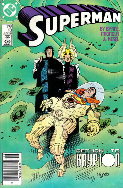 Cover for Superman (DC, 1987 series) #18 [Newsstand]
