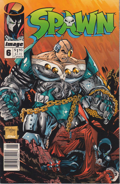 Cover for Spawn (Image, 1992 series) #6 [Newsstand]