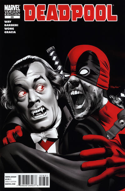 Cover for Deadpool (Marvel, 2008 series) #28 [Vampire Variant]