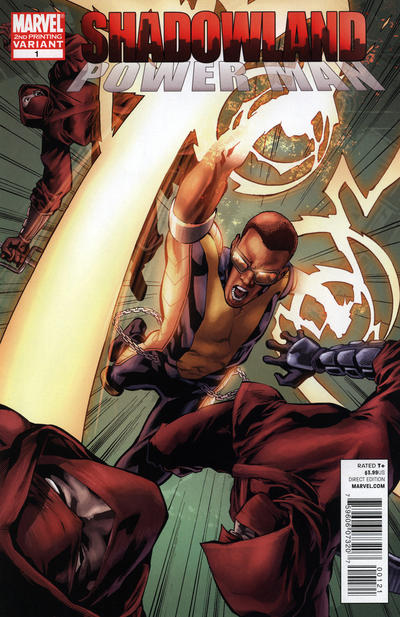 Cover for Shadowland: Power Man (Marvel, 2010 series) #1 [Second Printing]