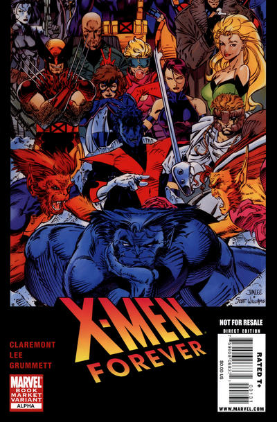 Cover for X-Men Forever Alpha (Marvel, 2009 series) #1 [Book Market Variant - Bottom]