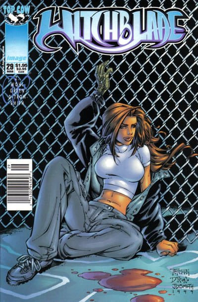 Cover for Witchblade (Image, 1995 series) #29 [Newsstand]