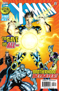 Cover for X-Man (Marvel, 1995 series) #28 [Direct Edition]