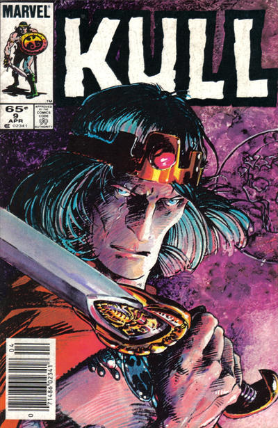Cover for Kull the Conqueror (Marvel, 1983 series) #9 [Newsstand]