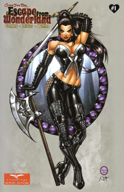 Cover for Escape from Wonderland (Zenescope Entertainment, 2009 series) #1 [Cover B - Adriana Melo]