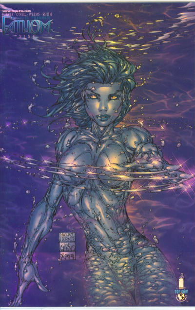 Cover for Fathom (Image, 1998 series) #9 [Holochrome Variant]