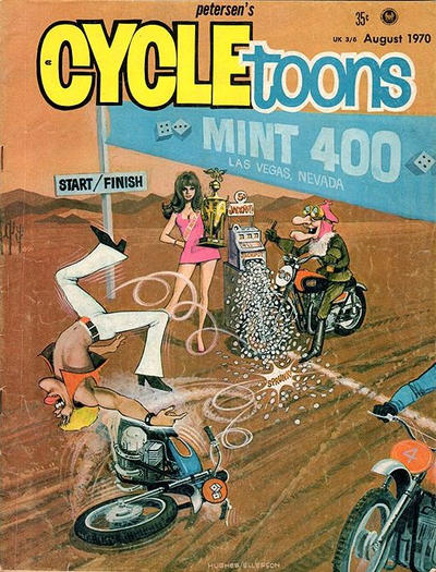 Cover for CYCLEtoons (Petersen Publishing, 1968 series) #August 1970 [16]