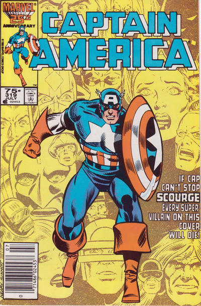 Cover for Captain America (Marvel, 1968 series) #319 [Newsstand]