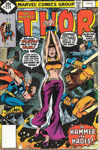 Cover for Thor (Marvel, 1966 series) #279 [Whitman]
