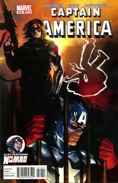 Cover for Captain America (Marvel, 2005 series) #612 [Direct Edition]