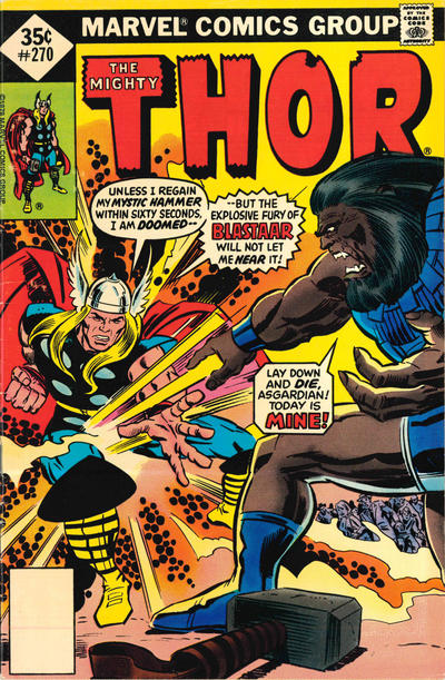 Cover for Thor (Marvel, 1966 series) #270 [Whitman]
