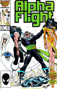 Cover for Alpha Flight (Marvel, 1983 series) #37 [Direct]