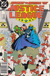Cover for Justice League (DC, 1987 series) #3 [Newsstand]
