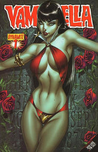 Cover Thumbnail for Vampirella (Dynamite Entertainment, 2010 series) #1 [Cover A J. Scott Campbell (25%)]