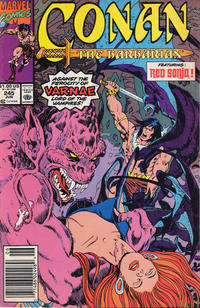 Cover for Conan the Barbarian (Marvel, 1970 series) #245 [Newsstand]