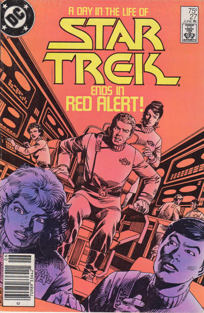 Cover for Star Trek (DC, 1984 series) #27 [Newsstand]