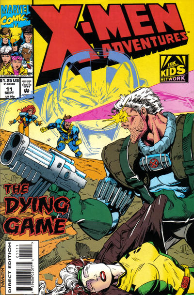 Cover for X-Men Adventures (Marvel, 1992 series) #11 [Direct Edition]