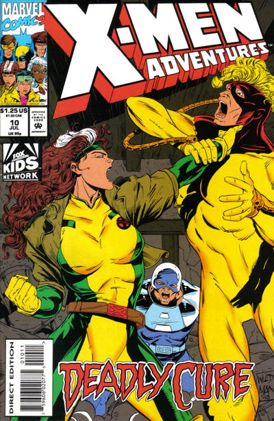 Cover for X-Men Adventures (Marvel, 1992 series) #10 [Direct Edition]