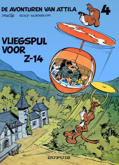 Cover for De avonturen van Attila (Dupuis, 1969 series) #4 - Vliegspul voor Z-14