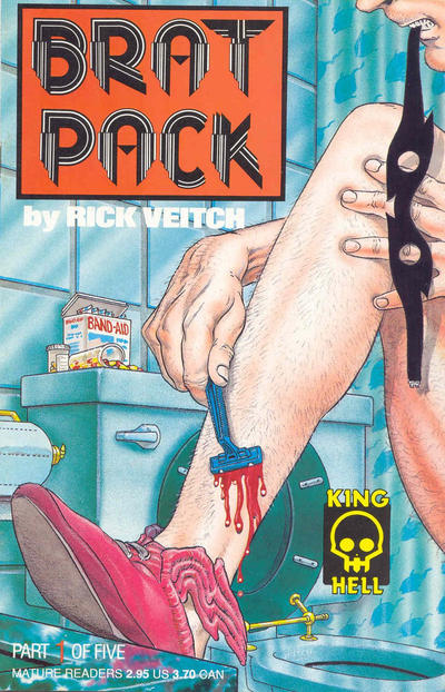 Cover for Bratpack (King Hell, 1990 series) #1 [Later Printing]