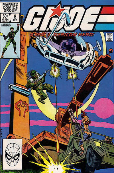 Cover for G.I. Joe, A Real American Hero (Marvel, 1982 series) #8 [Direct]