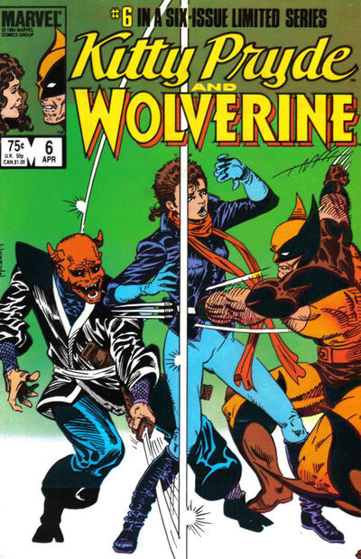Cover for Kitty Pryde and Wolverine (Marvel, 1984 series) #6 [Direct]