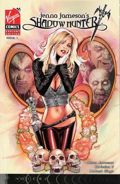 Cover for Shadow Hunter (Virgin, 2007 series) #1 [Greg Land Cover]