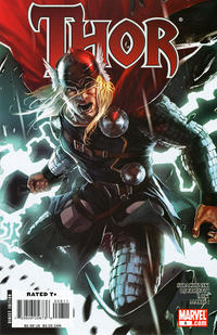 Cover for Thor (Marvel, 2007 series) #8 [Marko Djurdjevic variant cover]