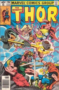 Cover for Thor (Marvel, 1966 series) #296 [Newsstand]