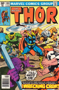 Cover Thumbnail for Thor (Marvel, 1966 series) #304 [Newsstand]
