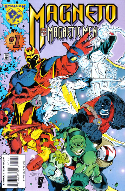 Cover for Magneto and His Magnetic Men (Marvel, 1996 series) #1 [Direct Edition]